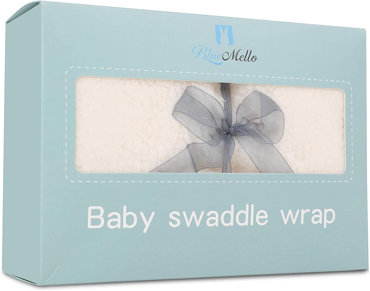 Baby Swaddle Blanket | Ultra-Soft Plush Essential for Infants 0-6 Months | Receiving Swaddling Wrap White | Ideal Newborn Registry and Toddler Boy Accessories | Perfect Baby Girl Shower Gift